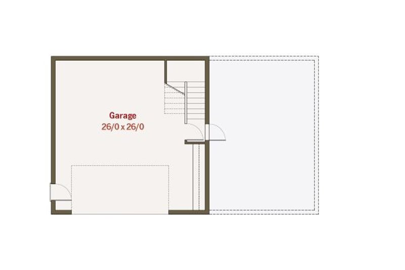 House Design - Floor Plan - Lower Floor for Craftsman House Plan #461-34 - 4 bed, 3 bath
