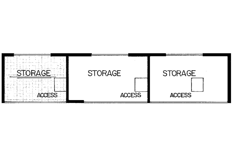 House Design - Floor Plan - Upper Floor for Contemporary House Plan #60-734 - 4 bed, 2 bath