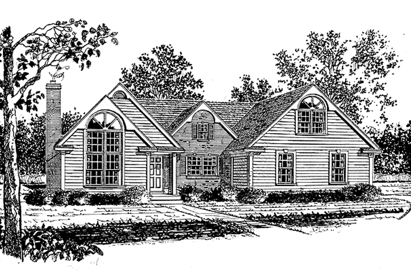 Home Plan - Traditional Exterior - Front Elevation Plan #315-128