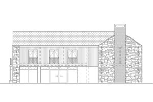 Exterior - Other Elevation for European House Plan #520-8 - 4 bed, 3 bath