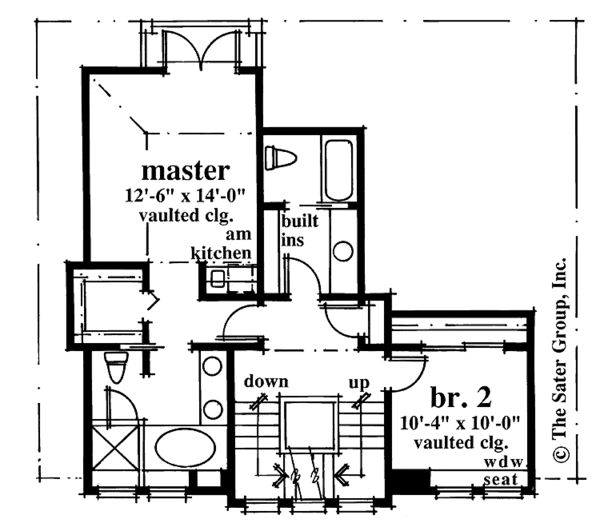 Home Plan - Country Floor Plan - Upper Floor Plan #930-63