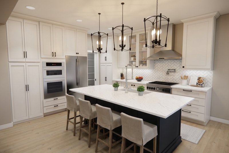 Dream House Plan - Interior - Kitchen for Ranch House Plan #51-1583 - 3 bed, 2.5 bath