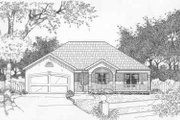 Traditional Style House Plan - 3 Beds 2 Baths 1470 Sq/Ft Plan #6-161 