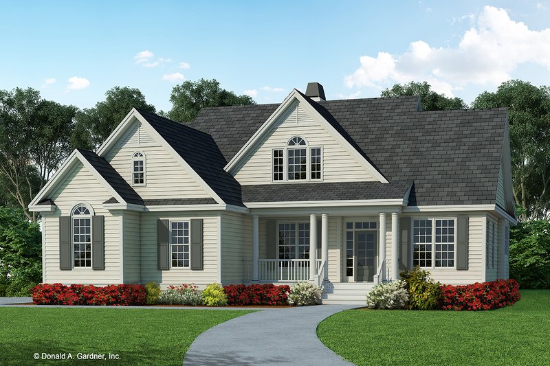 Dream House Plan - Country Exterior - Front Elevation Plan #929-625