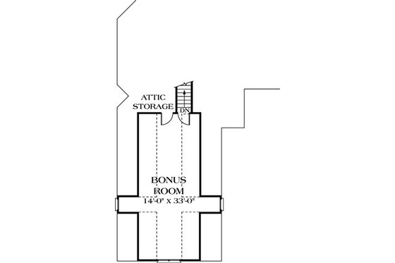Floor Plan - Other Floor for Traditional House Plan #453-31 - 3 bed, 2.5 bath