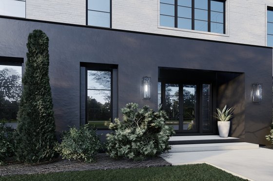 Exterior - Front Elevation 3 for Contemporary House Plan #923-210 - 5 bed, 4.5 bath