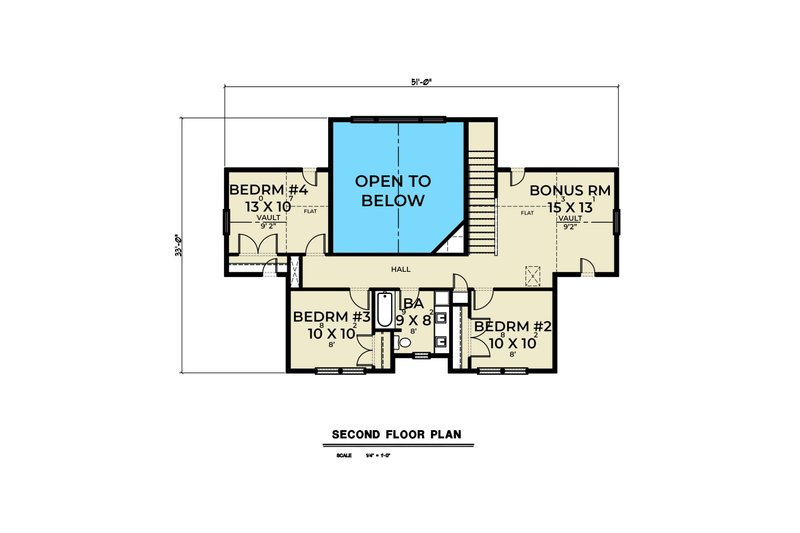House Plan Design - Floor Plan - Upper Floor for Farmhouse House Plan #1070-169 - 5 bed, 3 bath