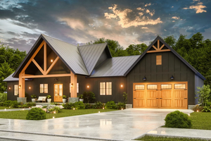 Farmhouse Exterior - Front Elevation Plan #119-461