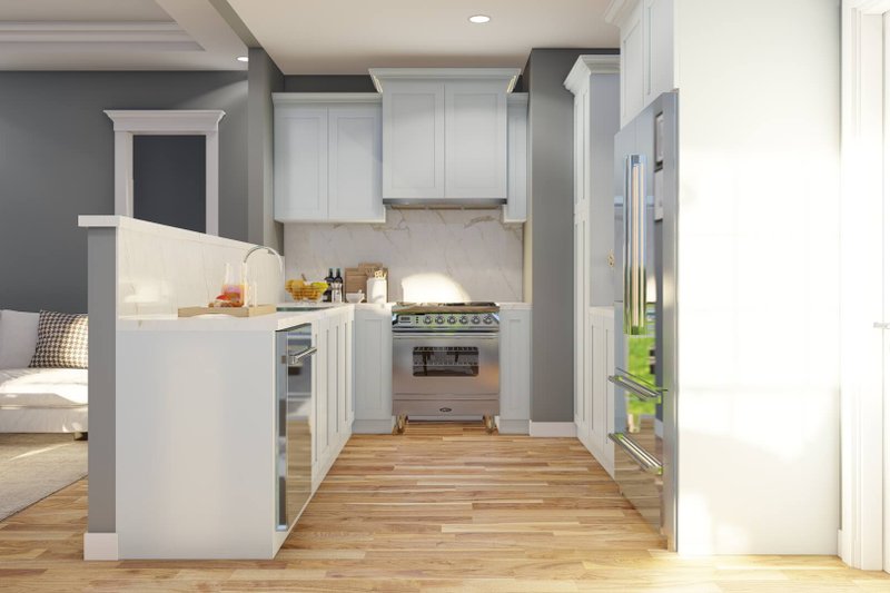 Home Plan - Interior - Kitchen for Traditional House Plan #17-2511 - 4 bed, 2 bath