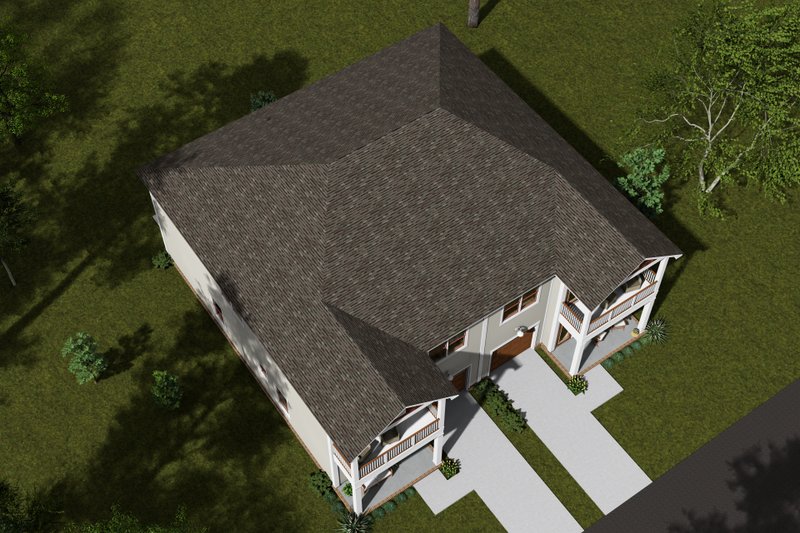 Architectural House Design - Exterior - Front Elevation 4 for Cottage House Plan #513-2332 - 3 bed, 2.5 bath
