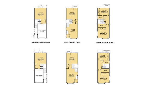 Floor Plan - Other Floor for Contemporary House Plan #1066-218 - 8 bed, 8.5 bath