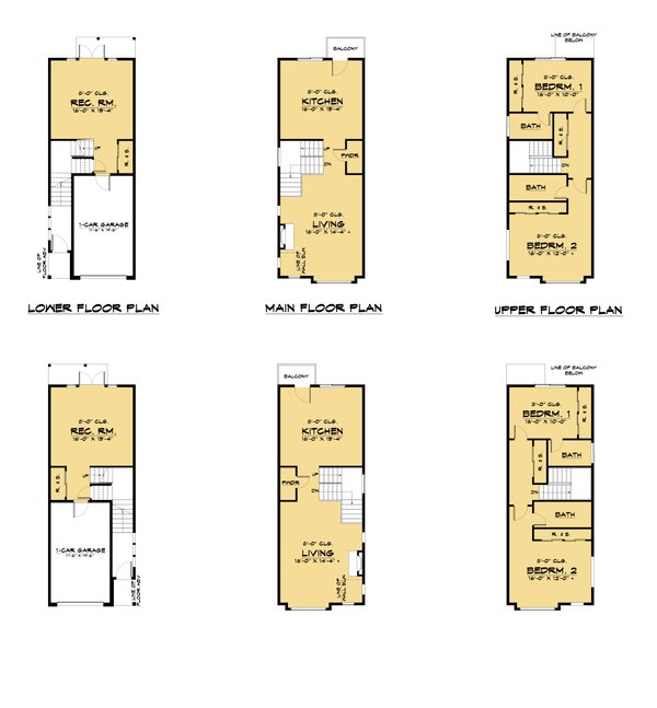 Contemporary Floor Plan - Other Floor Plan #1066-218