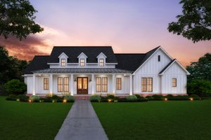 Farmhouse Exterior - Front Elevation Plan #1074-13