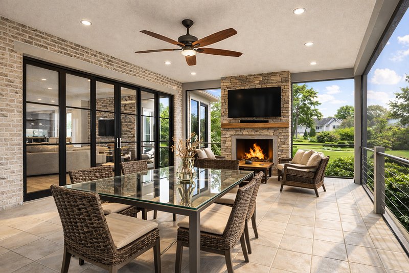 Architectural House Design - Exterior - Outdoor Living for Contemporary House Plan #928-363 - 4 bed, 3.5 bath