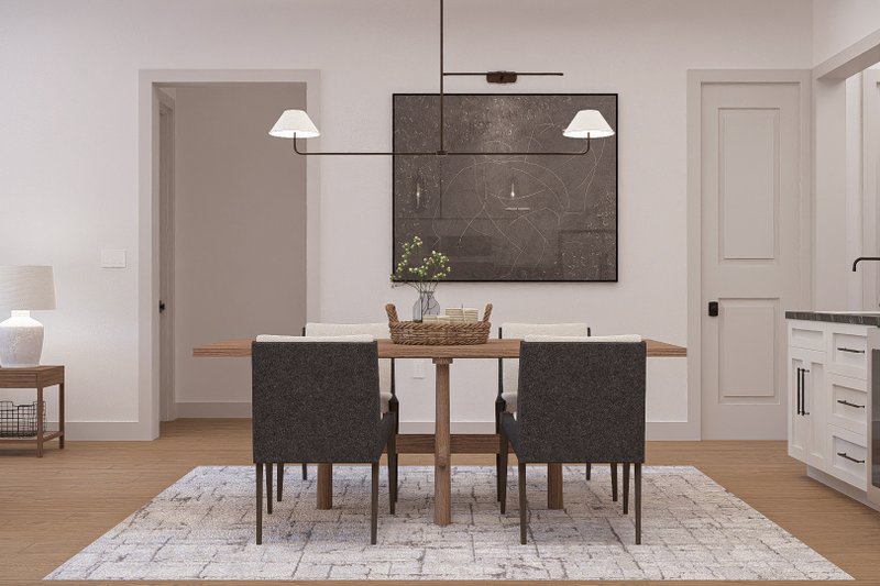 Home Plan - Interior - Dining Room 1 for Farmhouse House Plan #455-773 - 4 bed, 4 bath