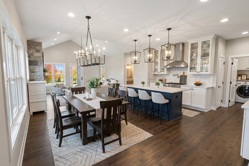 Home Plan - Interior - Dining Room for Craftsman House Plan #51-1548 - 2 bed, 2 bath