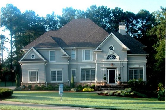 Exterior - Front Elevation for Colonial House Plan #119-128 - 4 bed, 3 bath