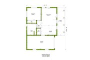 Modern Style House Plan - 1 Beds 1 Baths 624 Sq/Ft Plan #1106-170 Floor 