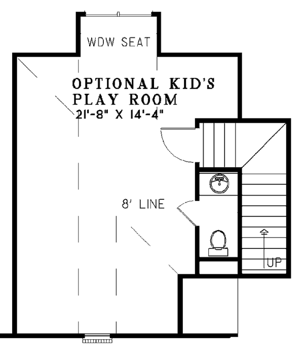 Dream House Plan - European Floor Plan - Upper Floor Plan #17-2711