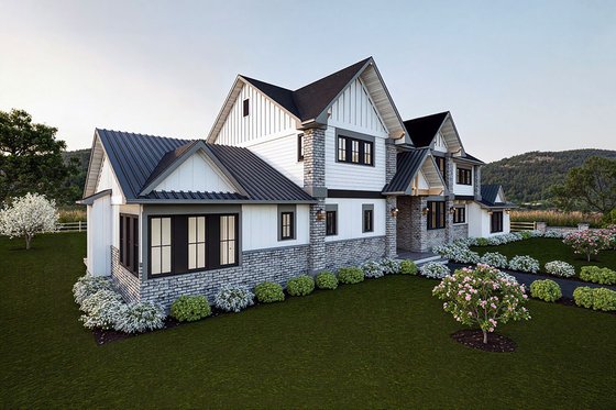 Exterior - Other Elevation for Classical House Plan #1101-41 - 4 bed, 4.5 bath