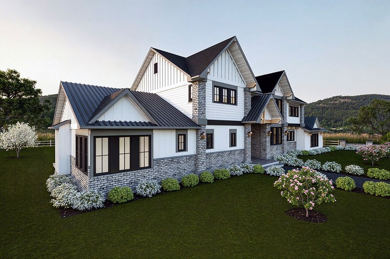House Plan Design - Exterior - Other Elevation for Classical House Plan #1101-41 - 4 bed, 4.5 bath