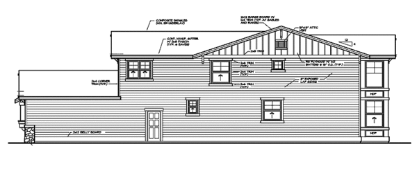 Architectural House Design - Craftsman Floor Plan - Other Floor Plan #132-447