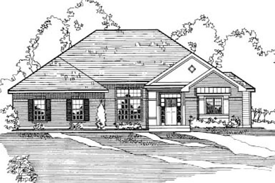 Exterior - Other Elevation for Traditional House Plan #31-112 - 3 bed, 2 bath