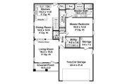Craftsman Style House Plan - 3 Beds 2.5 Baths 1802 Sq/Ft Plan #21-254 