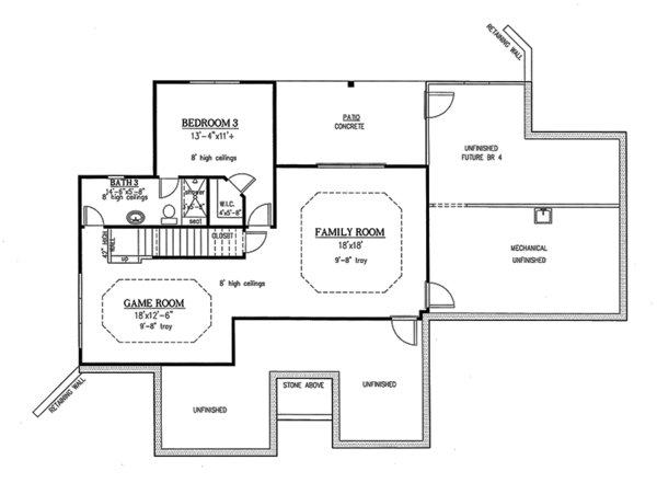 Architectural House Design - Craftsman Floor Plan - Upper Floor Plan #437-75