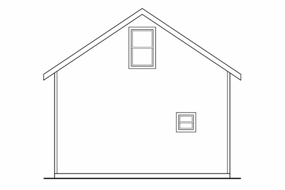 Exterior - Other Elevation for Country House Plan #124-787, 0 bath