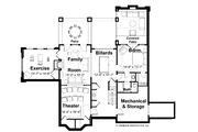 Classical Style House Plan - 3 Beds 2.5 Baths 3524 Sq/Ft Plan #928-55 