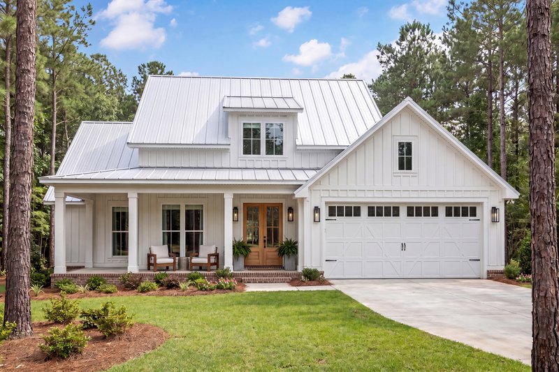 Exterior - Front Elevation 2 for Farmhouse House Plan #430-264 - 3 bed, 2.5 bath