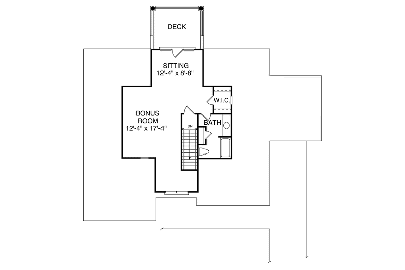 Dream House Plan - Floor Plan - Other Floor for Craftsman House Plan #453-257 - 5 bed, 6 bath