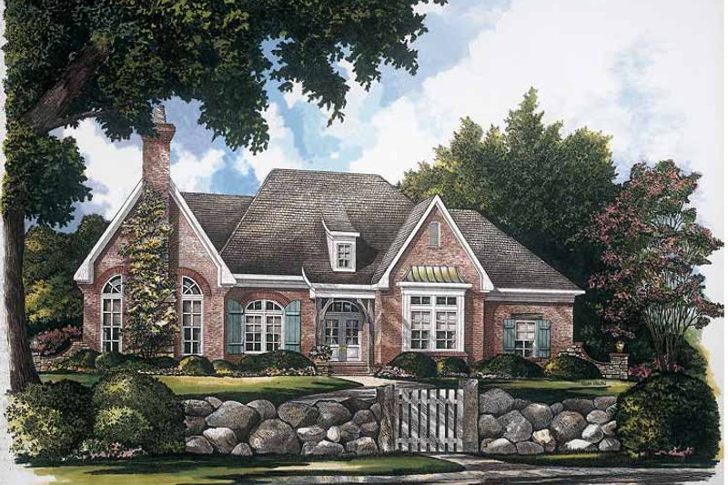 Dream House Plan - Country Exterior - Front Elevation Plan #952-246