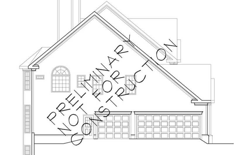Home Plan - Exterior - Other Elevation 1 for Colonial House Plan #927-174 - 5 bed, 4.5 bath