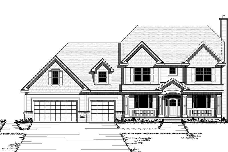 Dream House Plan - Traditional Exterior - Front Elevation Plan #51-662