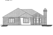 Ranch Style House Plan - 2 Beds 2 Baths 1560 Sq/Ft Plan #72-932 Exterior 