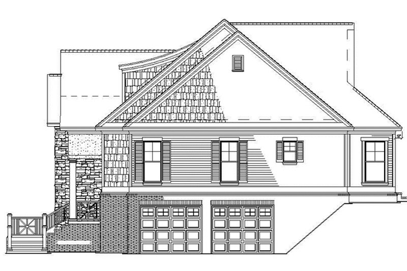 Home Plan - Exterior - Other Elevation for Contemporary House Plan #17-2798 - 4 bed, 2.5 bath