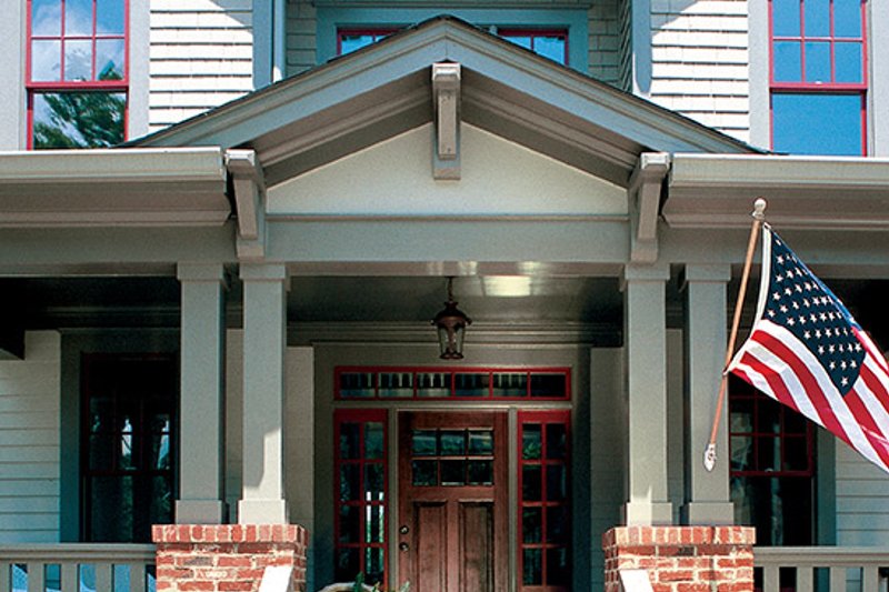 Home Plan - Exterior - Front Elevation 4 for Colonial House Plan #927-75 - 4 bed, 2.5 bath