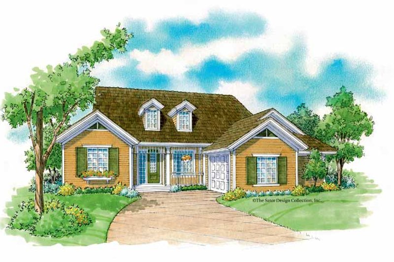Home Plan - Country Exterior - Front Elevation Plan #930-233
