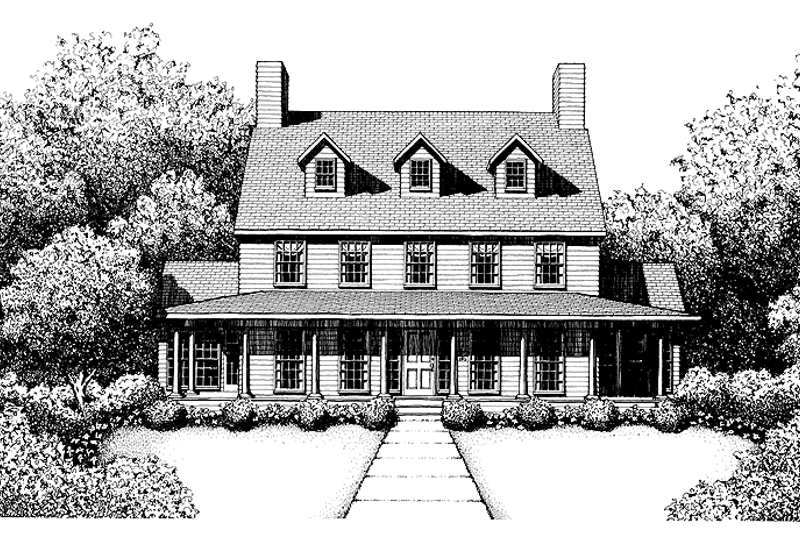 Home Plan - Country Exterior - Front Elevation Plan #1051-5