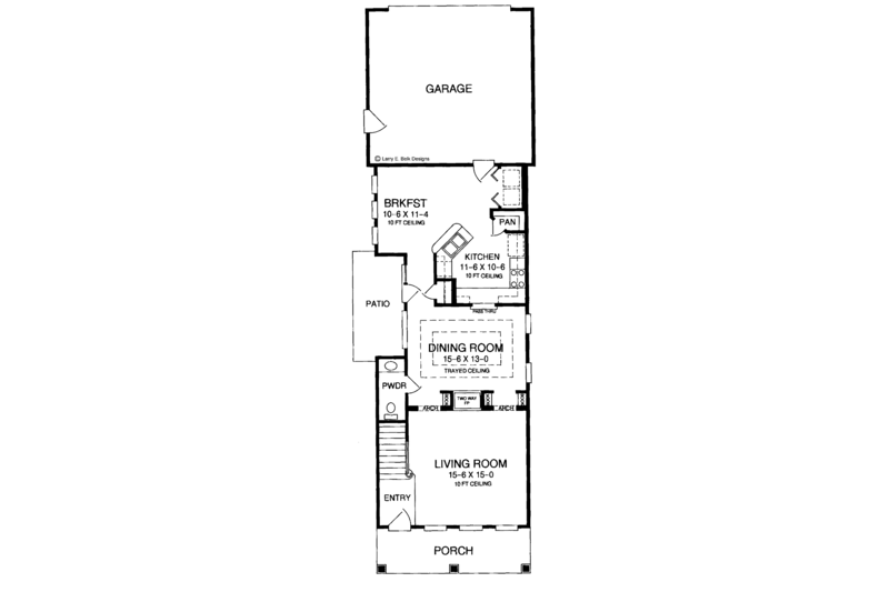 Classical Style House Plan - 3 Beds 2.5 Baths 1962 Sq/Ft Plan #952-48 ...