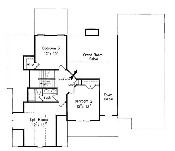 Dream House Plan - Country Floor Plan - Upper Floor Plan #927-613