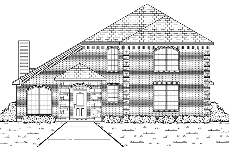Home Plan - Traditional Exterior - Front Elevation Plan #84-690