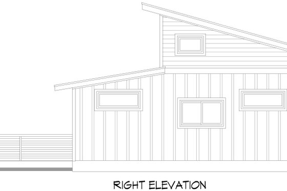 Exterior - Other Elevation 1 for Contemporary House Plan #932-1158 - 1 bed, 1 bath