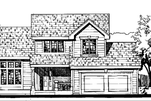 Dream House Plan - Bungalow Exterior - Front Elevation Plan #300-110