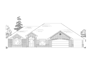 House Blueprint - Country Exterior - Front Elevation Plan #945-100