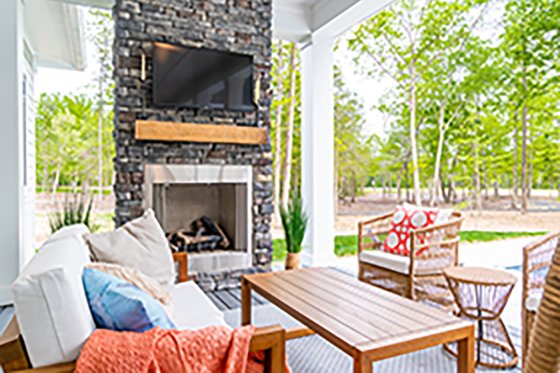 Exterior - Rear Elevation 3 for Farmhouse House Plan #51-1160 - 4 bed, 4 bath