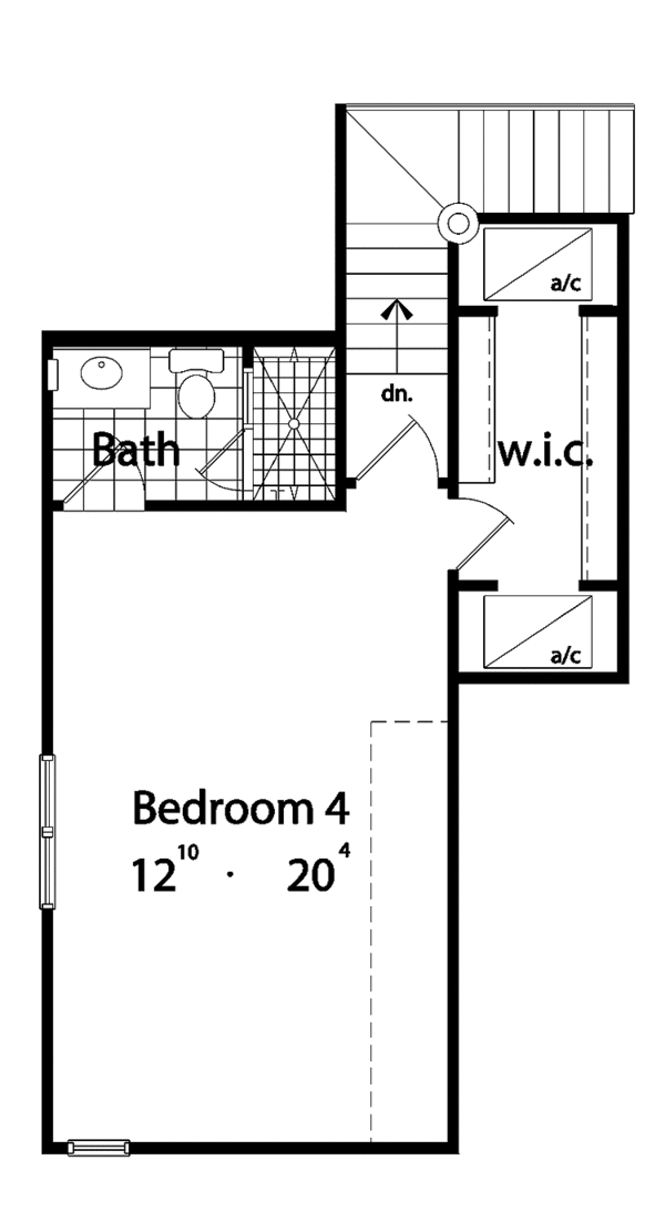 Home Plan - Mediterranean Floor Plan - Upper Floor Plan #417-556