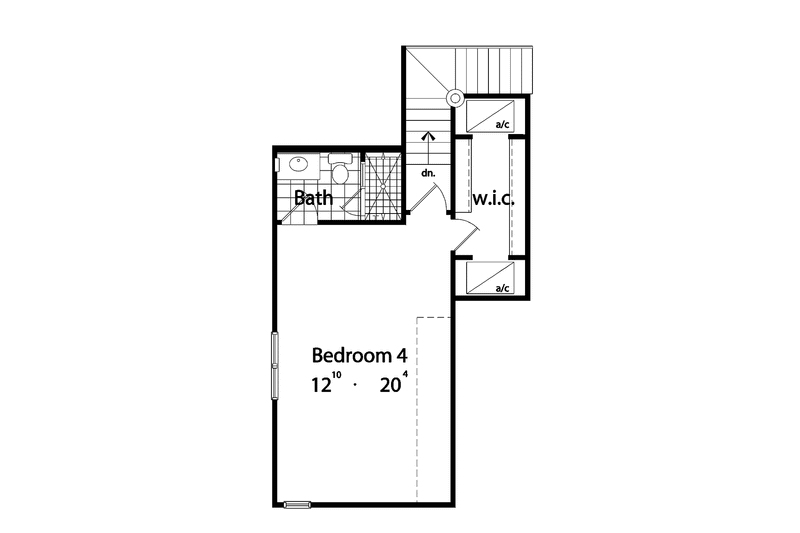 House Plan Design - Floor Plan - Upper Floor for Mediterranean House Plan #417-556 - 4 bed, 4 bath
